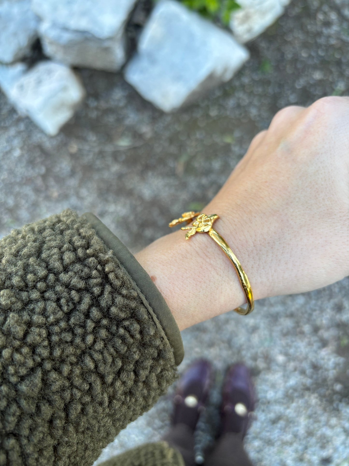 Pulsera Sagrados Corazones de Jesús y María.